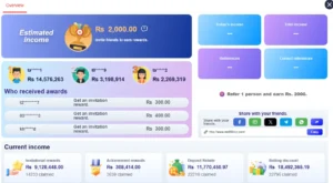 refer and earn with we999 game